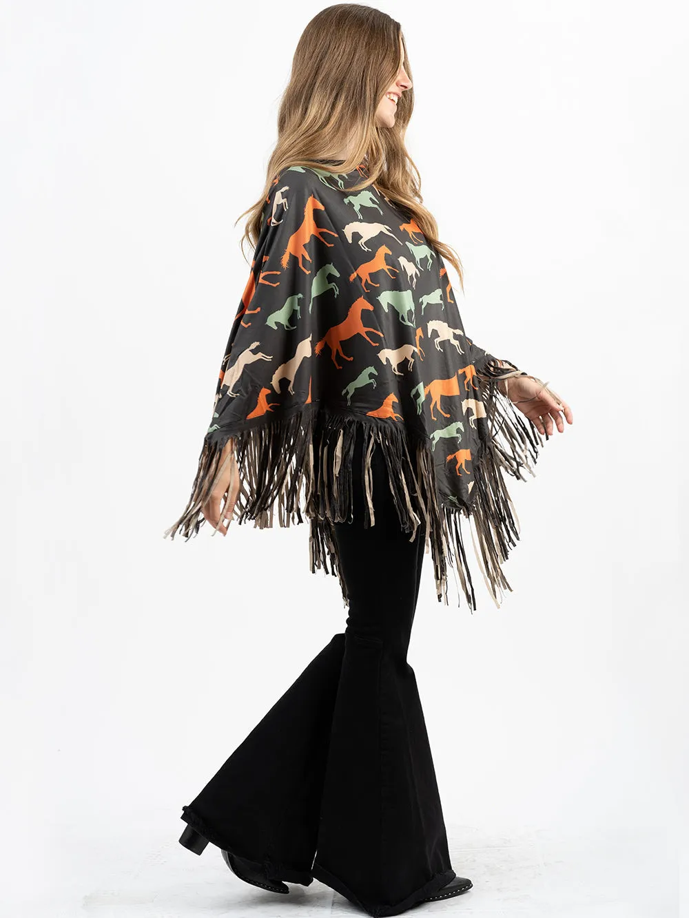 Montana West Horse Collection Poncho