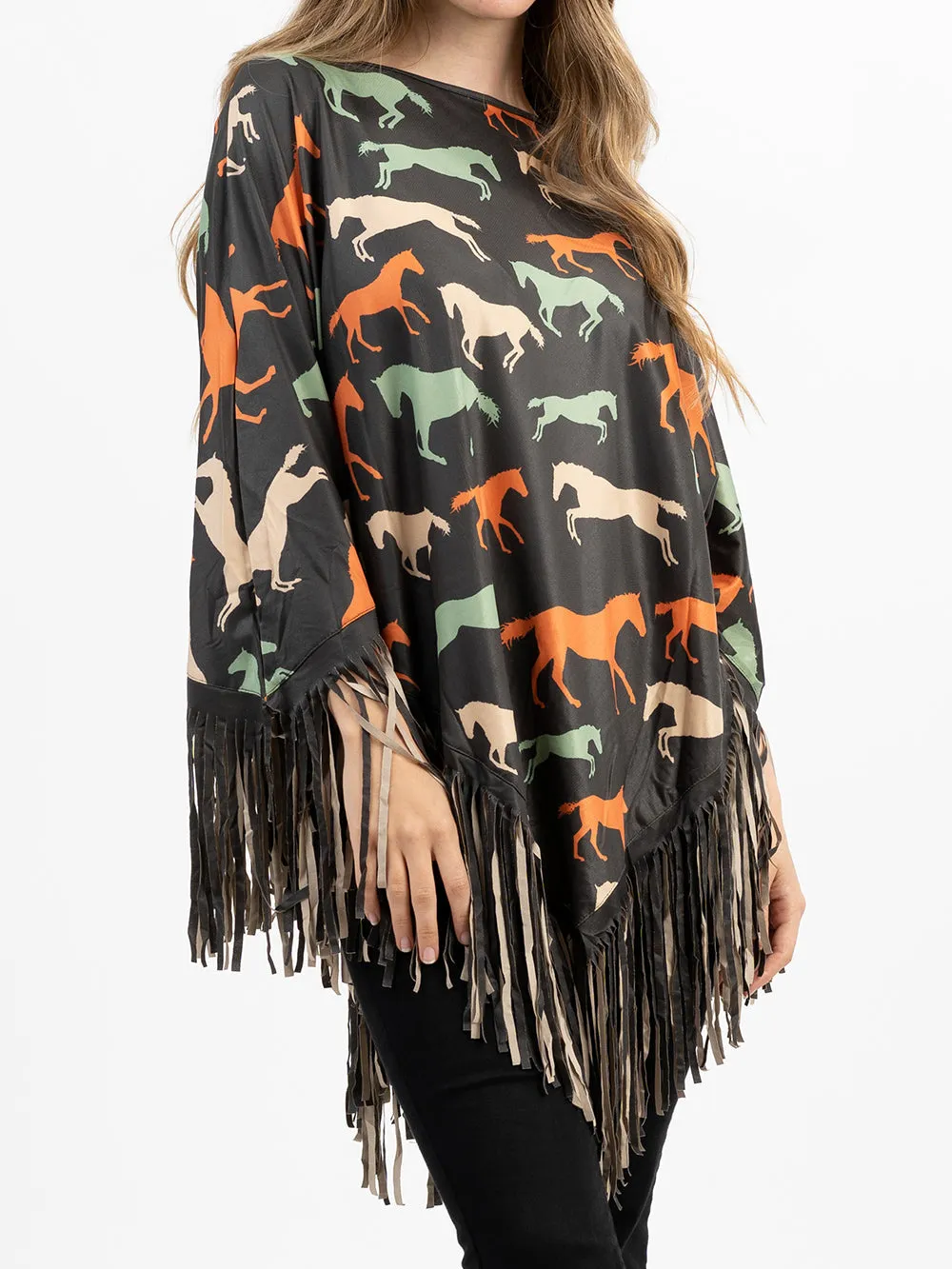 Montana West Horse Collection Poncho