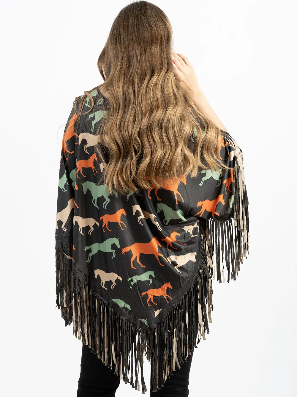 Montana West Horse Collection Poncho