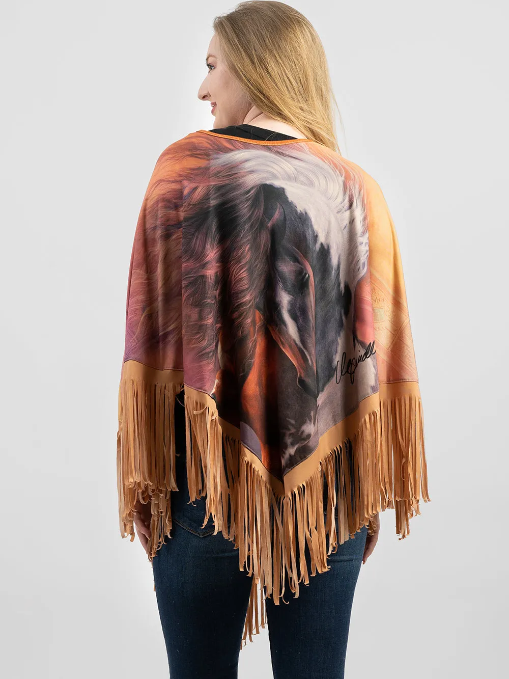 Montana West Horse Collection Poncho