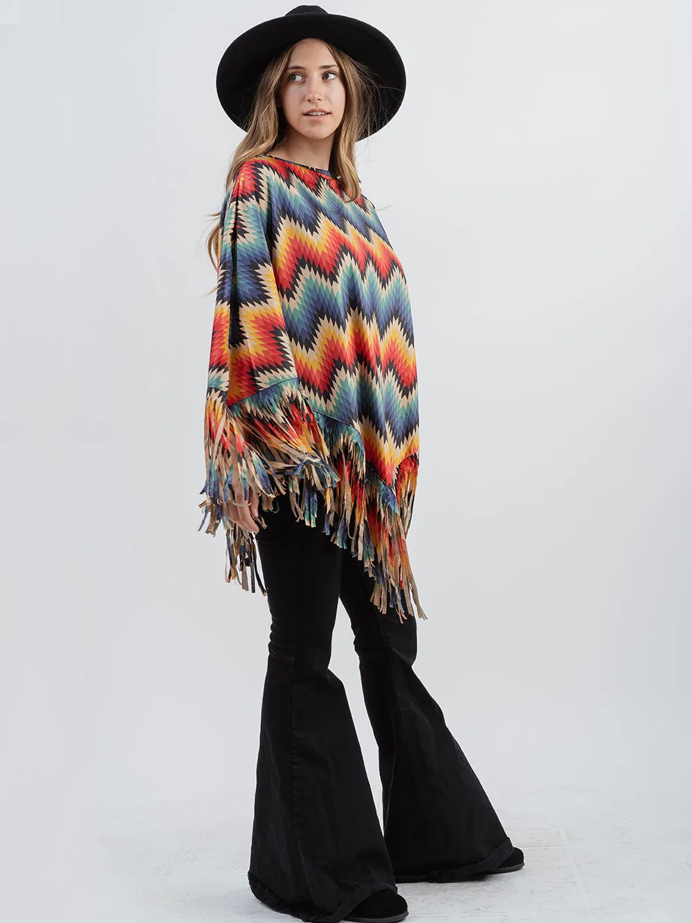 Montana West Serape Collection Poncho