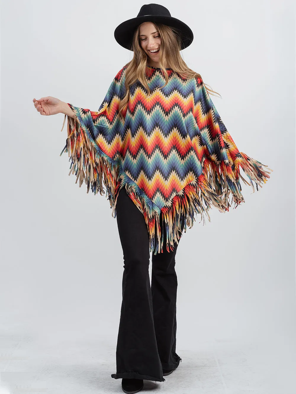 Montana West Serape Collection Poncho