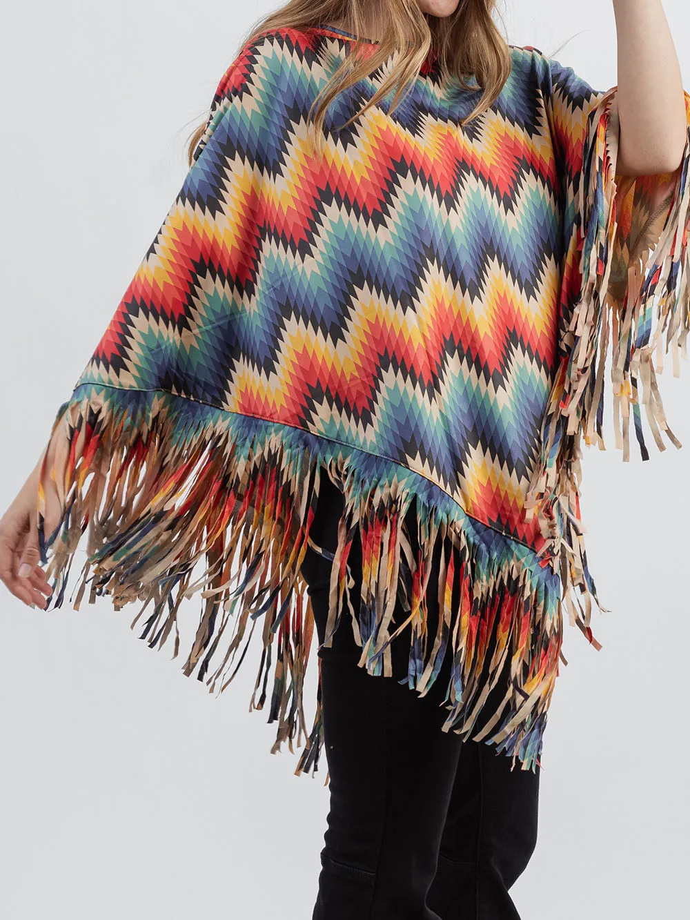 Montana West Serape Collection Poncho