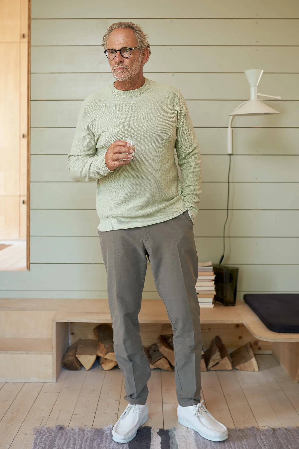 MORTEN jumper eco knotted tea