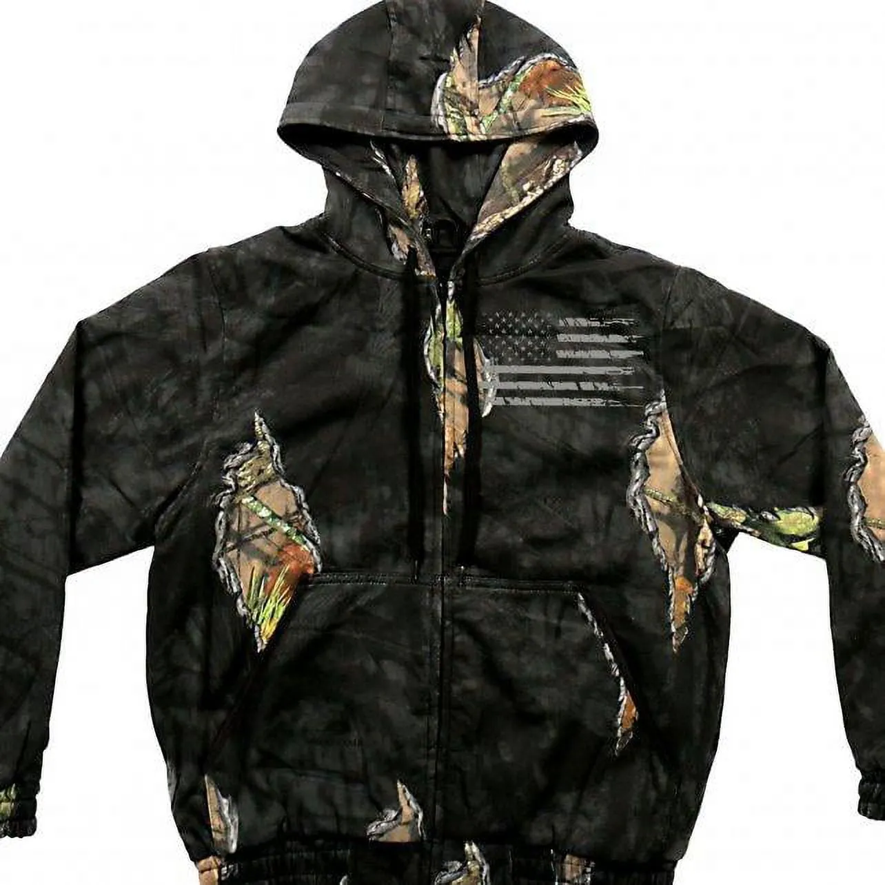 Mossy Oak and Hot Leathers GMZ4470 Mens Limited Edition Mashup Flag