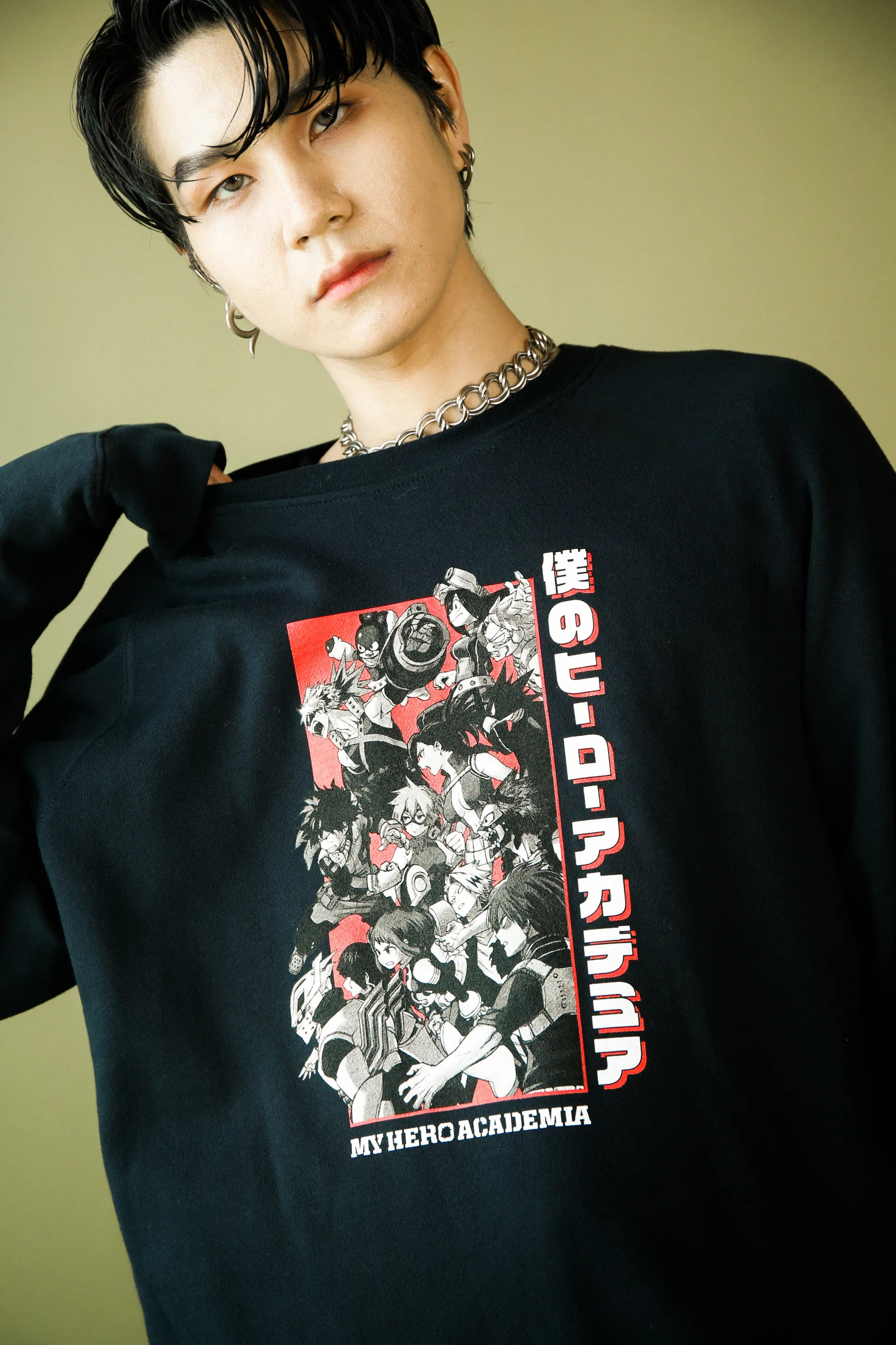 My Hero Academia Crewneck Sweatshirt - Black