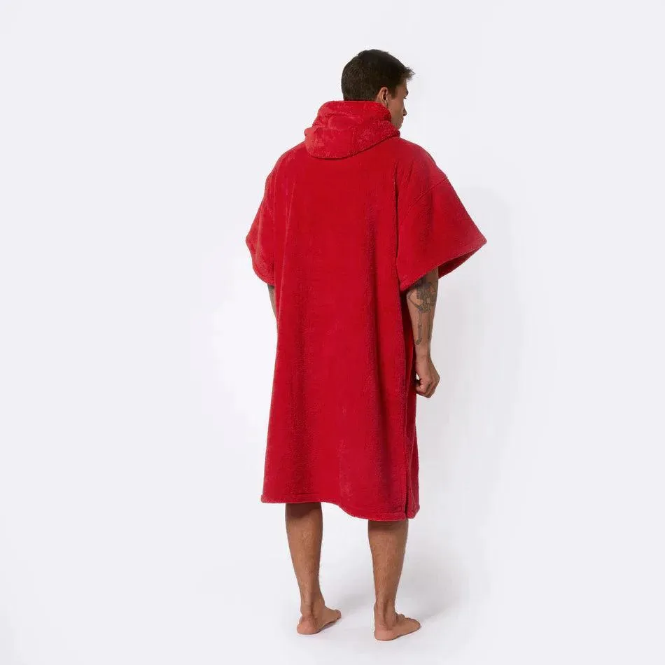 Mystic Poncho Teddy Classic Red Changing Robe