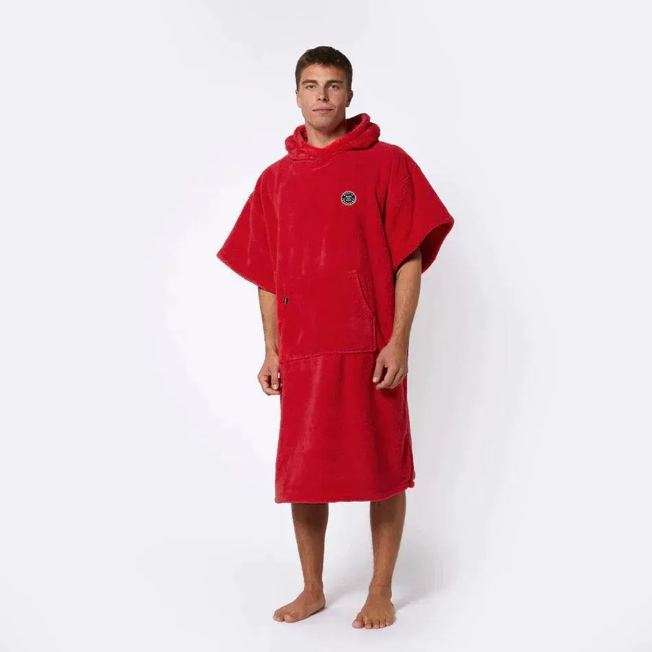 Mystic Poncho Teddy Classic Red Changing Robe