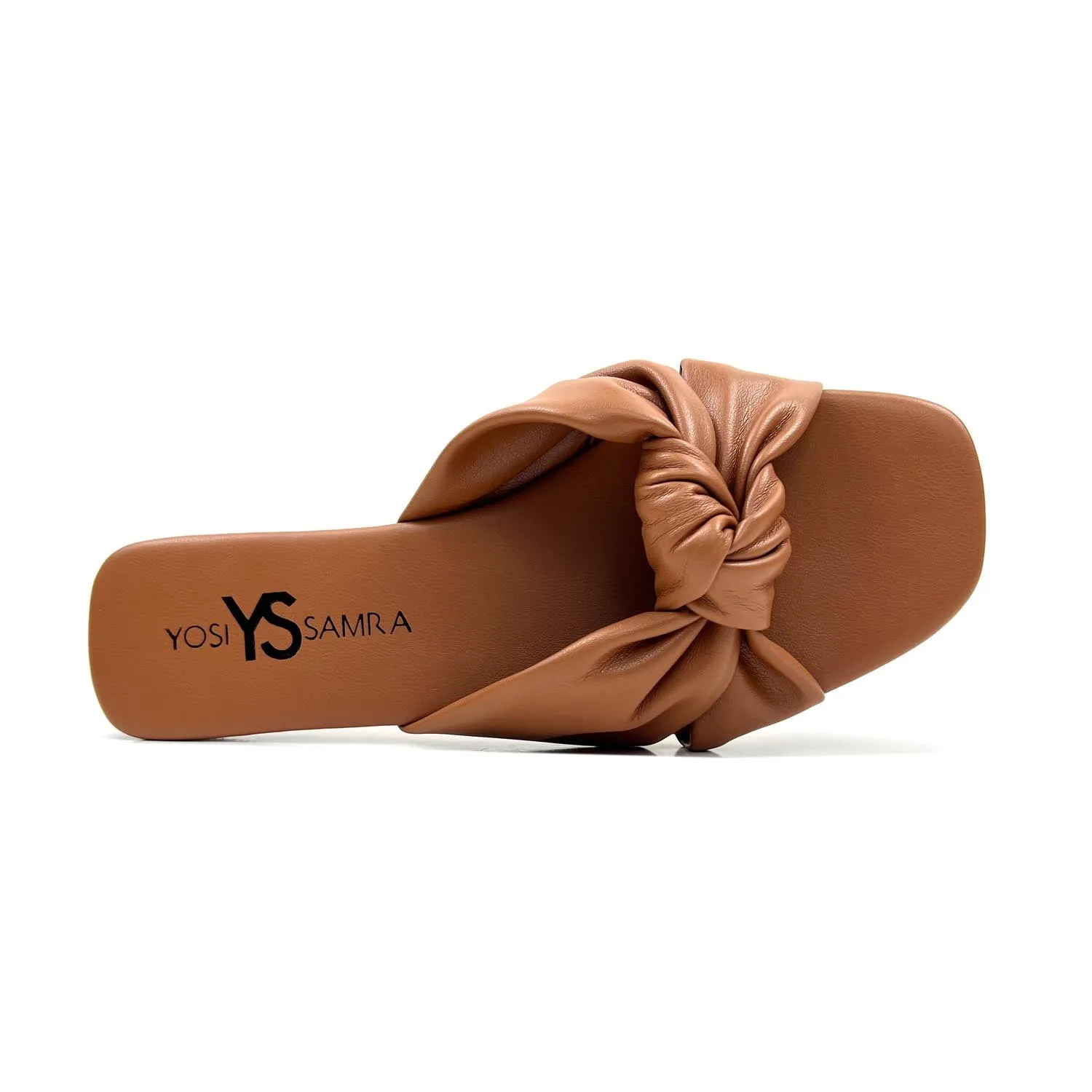 Naya Knotted Sandal in Whiskey