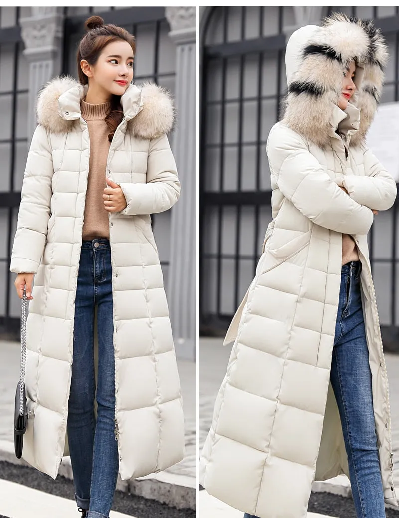 New Arrival Fashion Winter  Cotton Coat Women Thick Long Slim Padded Overcoat Warm Ladies Autumn Winter Fashion Clothes Sweaters Jackets Women Winter Clothes