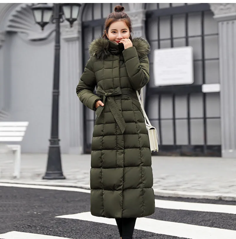 New Arrival Fashion Winter  Cotton Coat Women Thick Long Slim Padded Overcoat Warm Ladies Autumn Winter Fashion Clothes Sweaters Jackets Women Winter Clothes