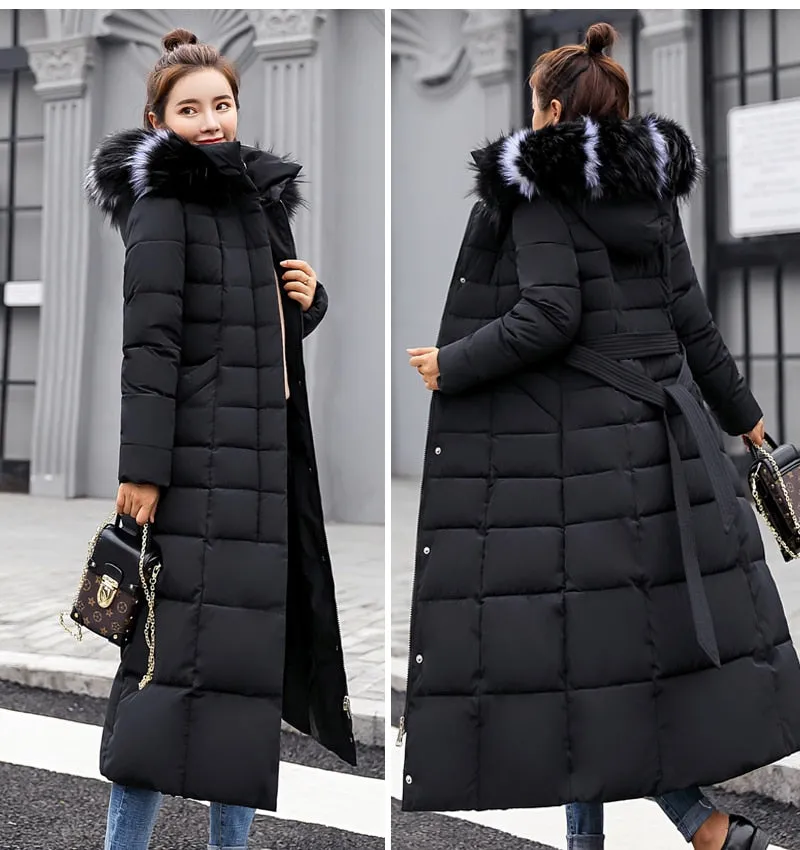 New Arrival Fashion Winter  Cotton Coat Women Thick Long Slim Padded Overcoat Warm Ladies Autumn Winter Fashion Clothes Sweaters Jackets Women Winter Clothes