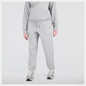 New Balance Essential Stacked Logo French Terry Trackpant - Womens - Grey