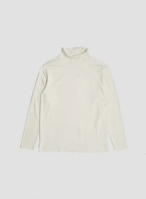 Nigel Cabourn x Sunspel Relaxed Heavyweight Supima Roll Neck in Undyed