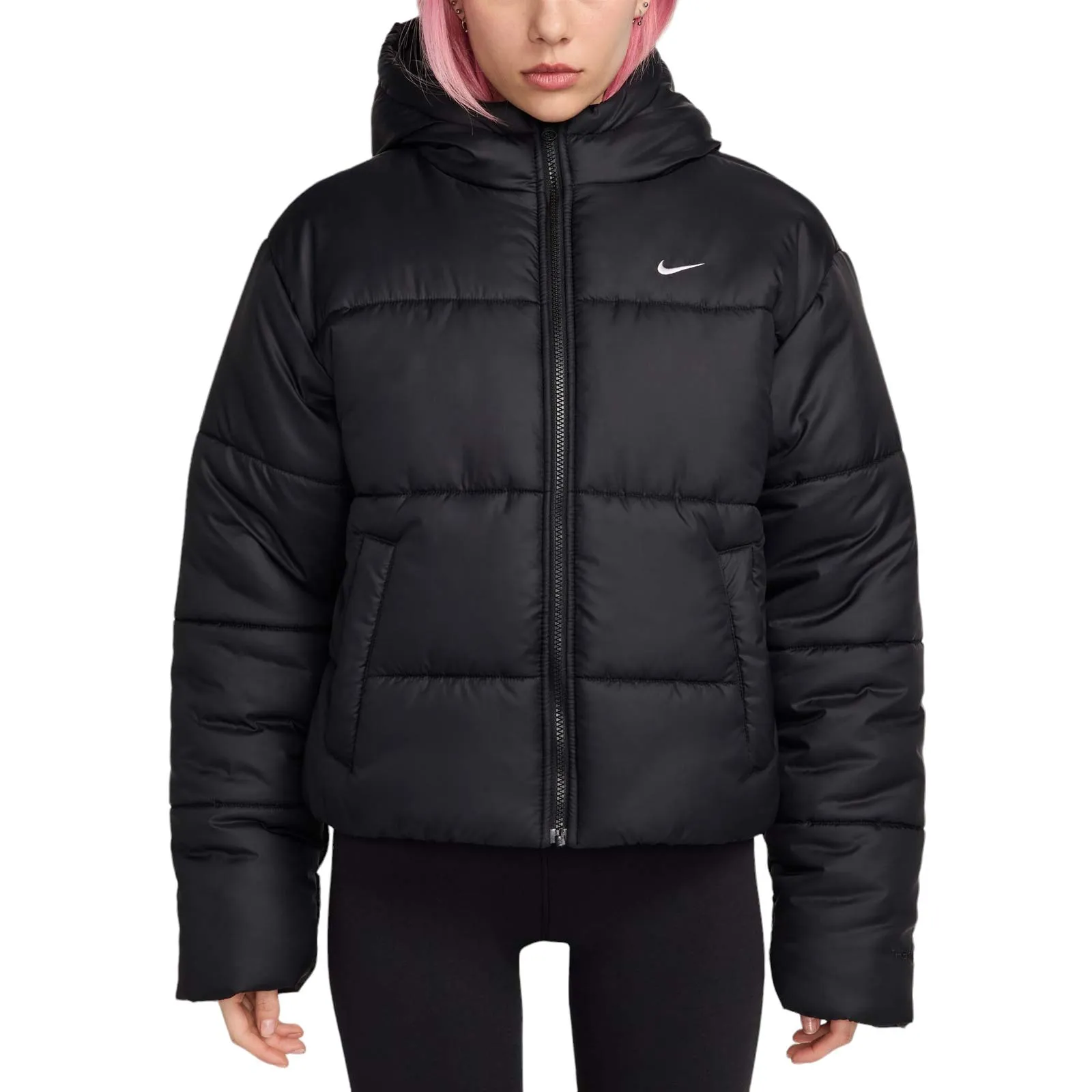 Nike Sportswear Classic Puffer Womens Therma-FIT Loose Hooded Jacket