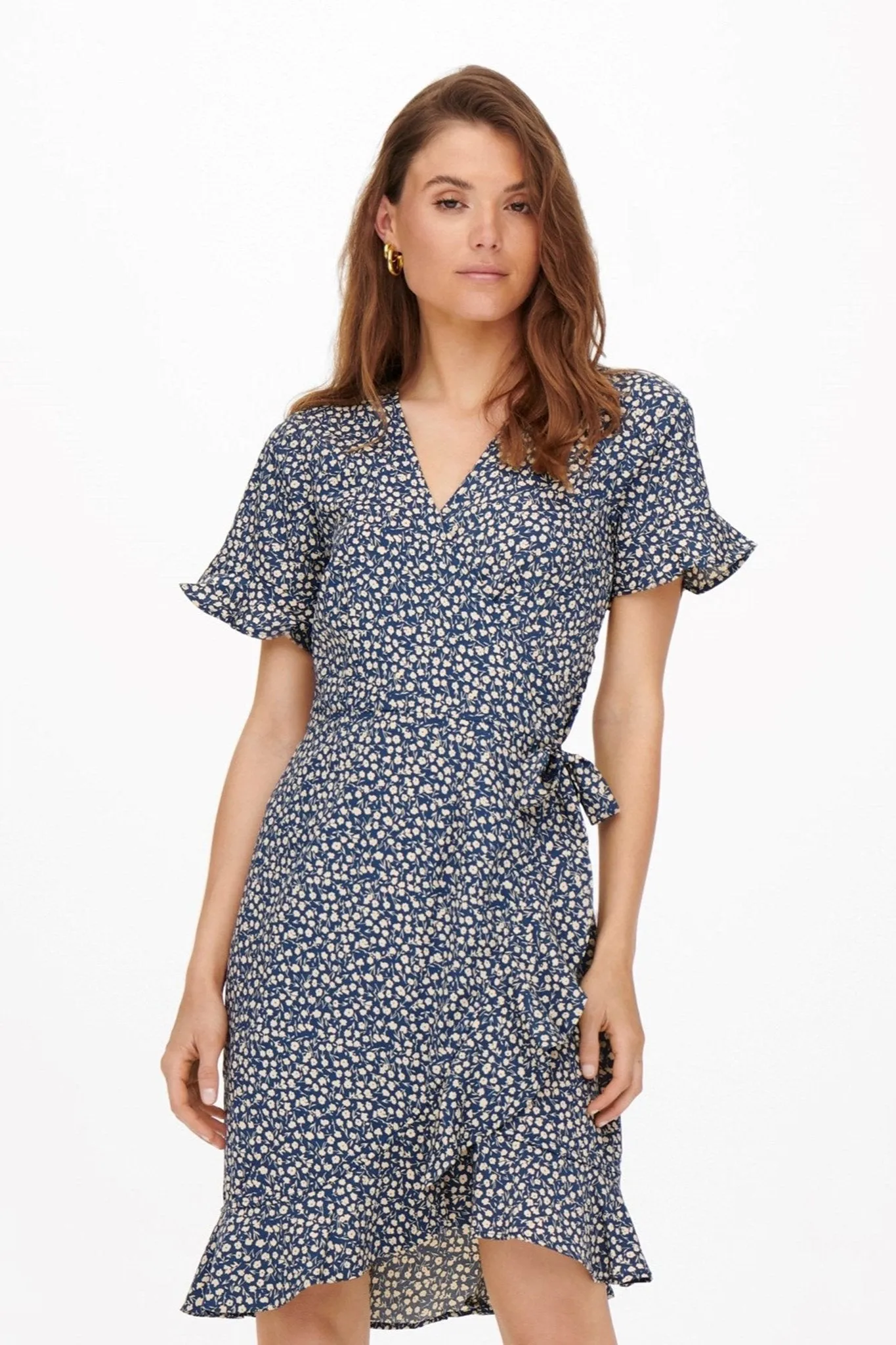 Olivia Wrap Dress - Blue Mirage