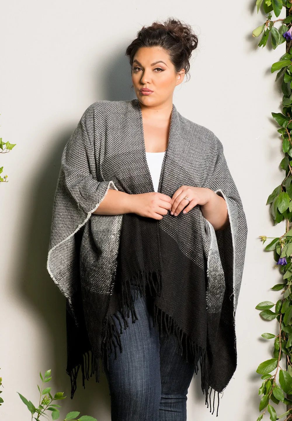 Ombre Poncho