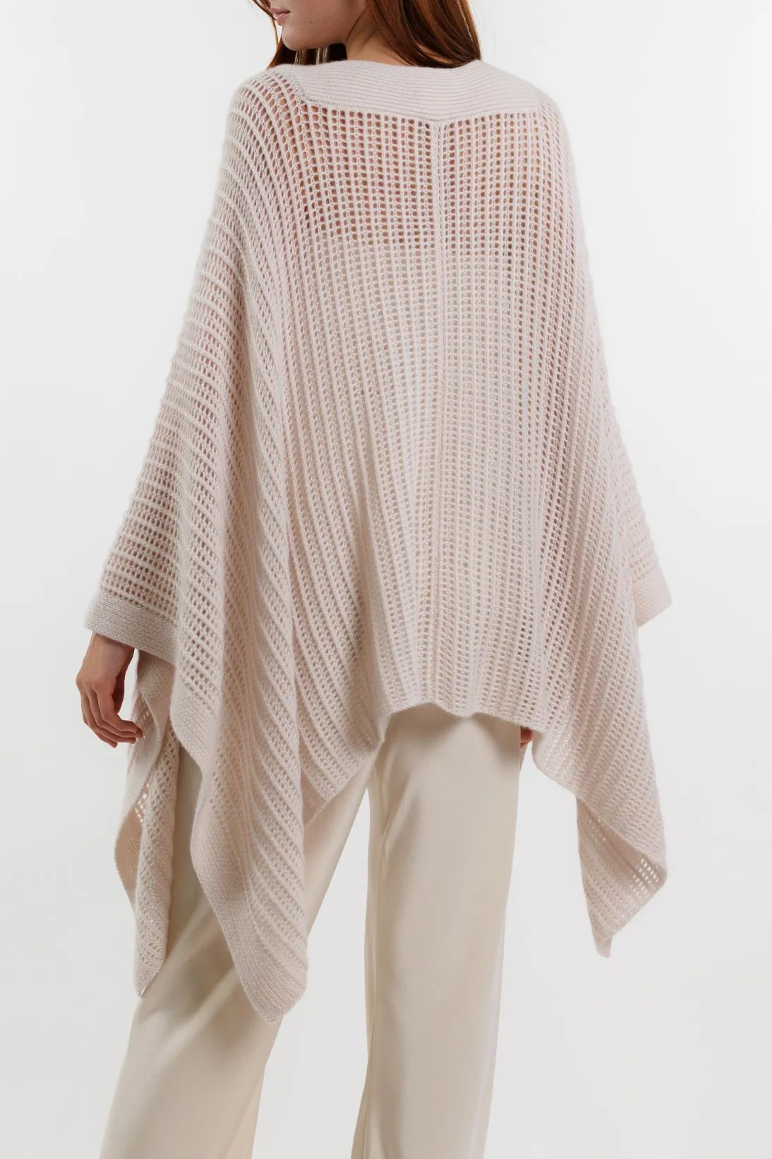 OPEN STITCH PONCHO