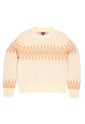 Patagonia Recycled Wool  Crewneck Sweater - Sea Song: Natural