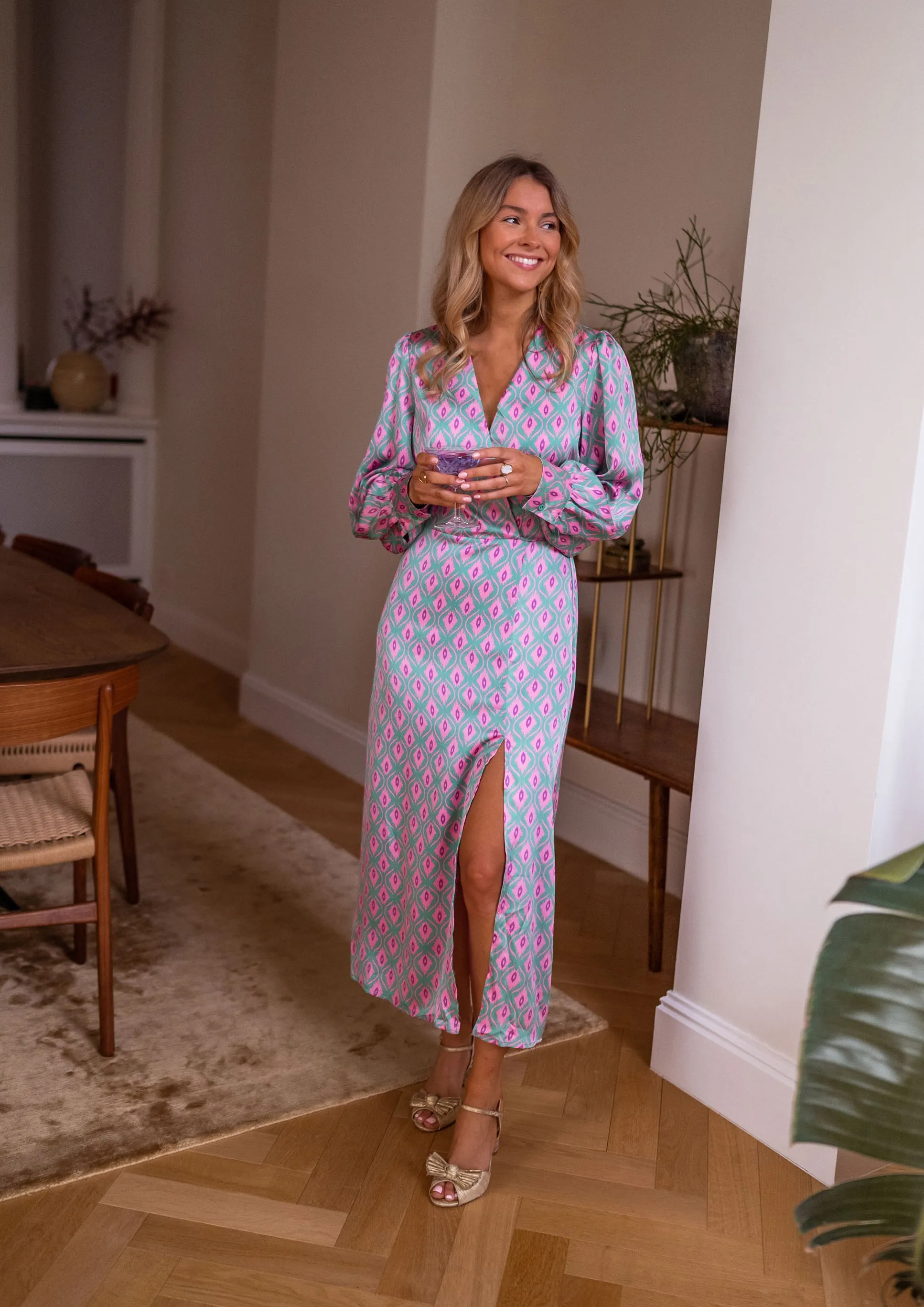 Patterned Siam Maxi Dress