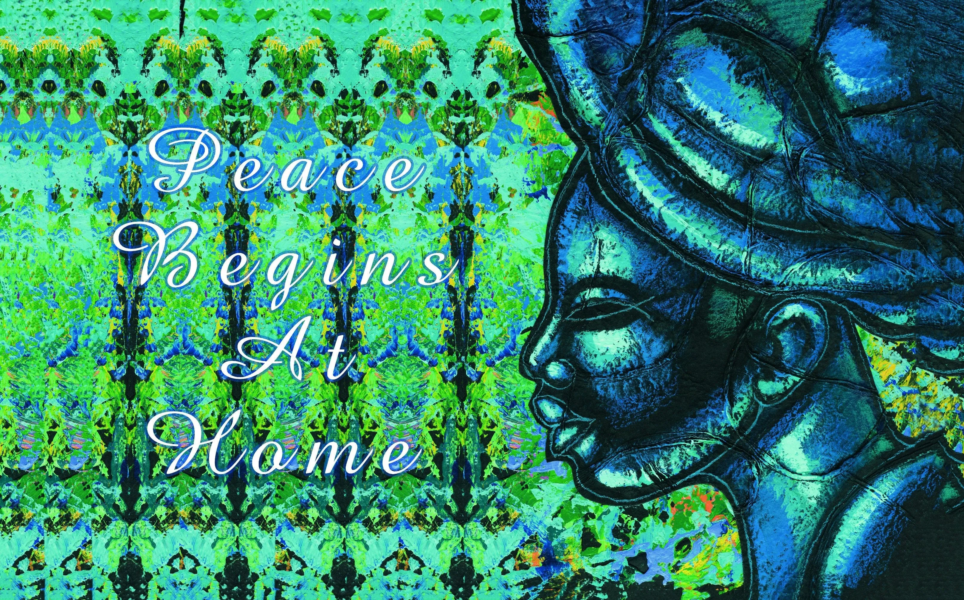 Peace Begins at Home Interior Floor Mat