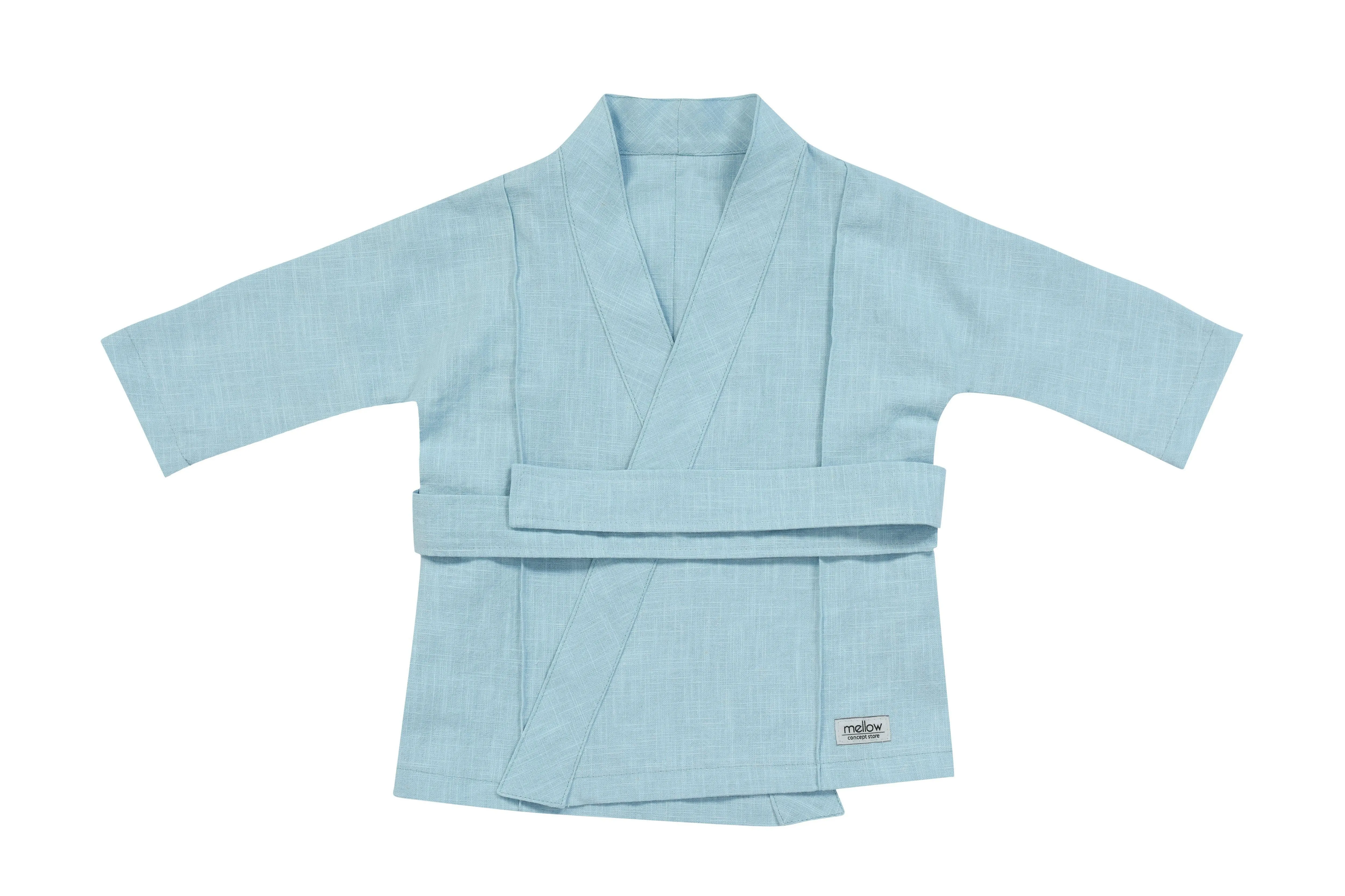 Ramie Baby/Kid Kimono - Blue