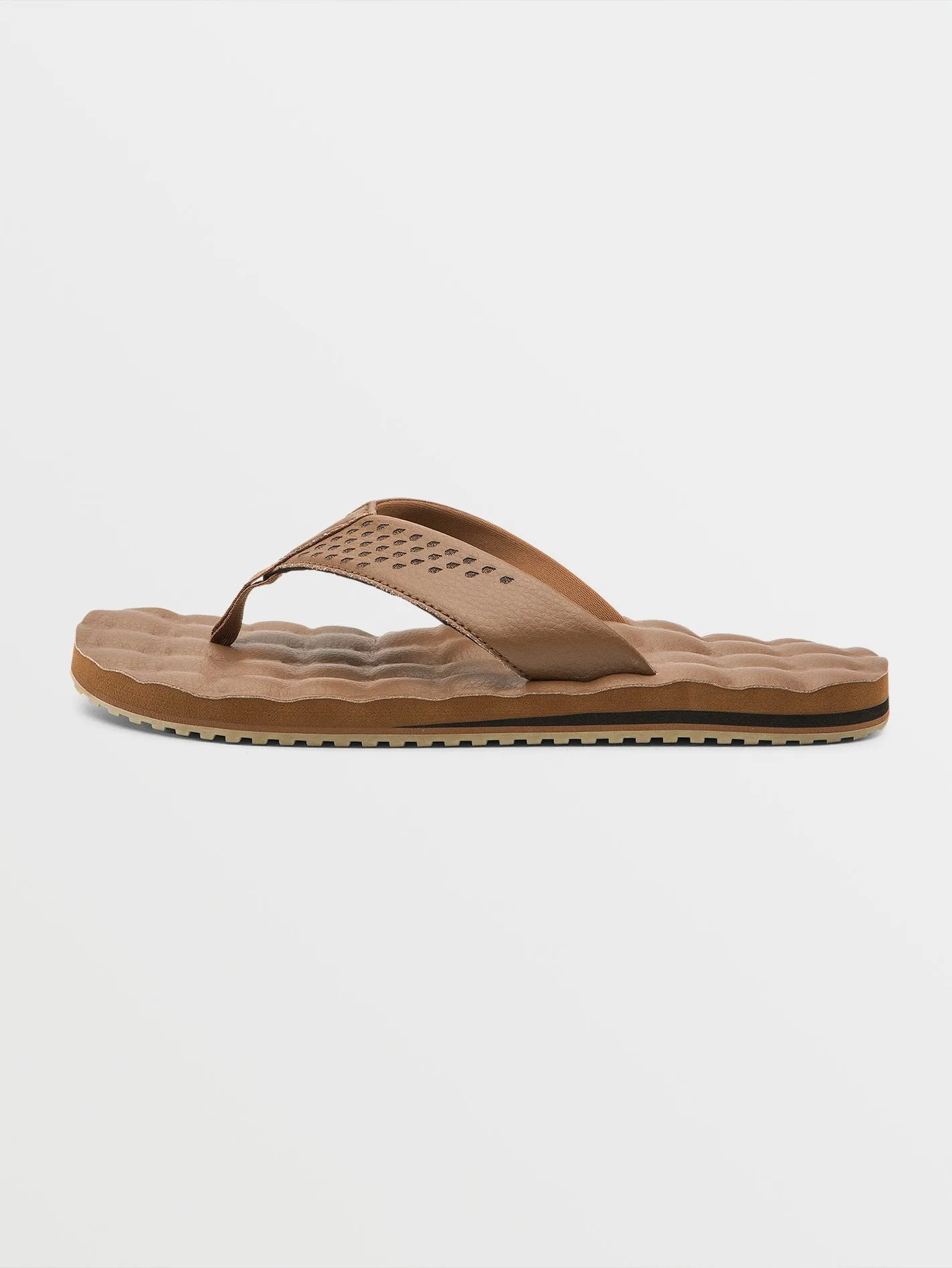 Recliner Leather Sandals - Brown