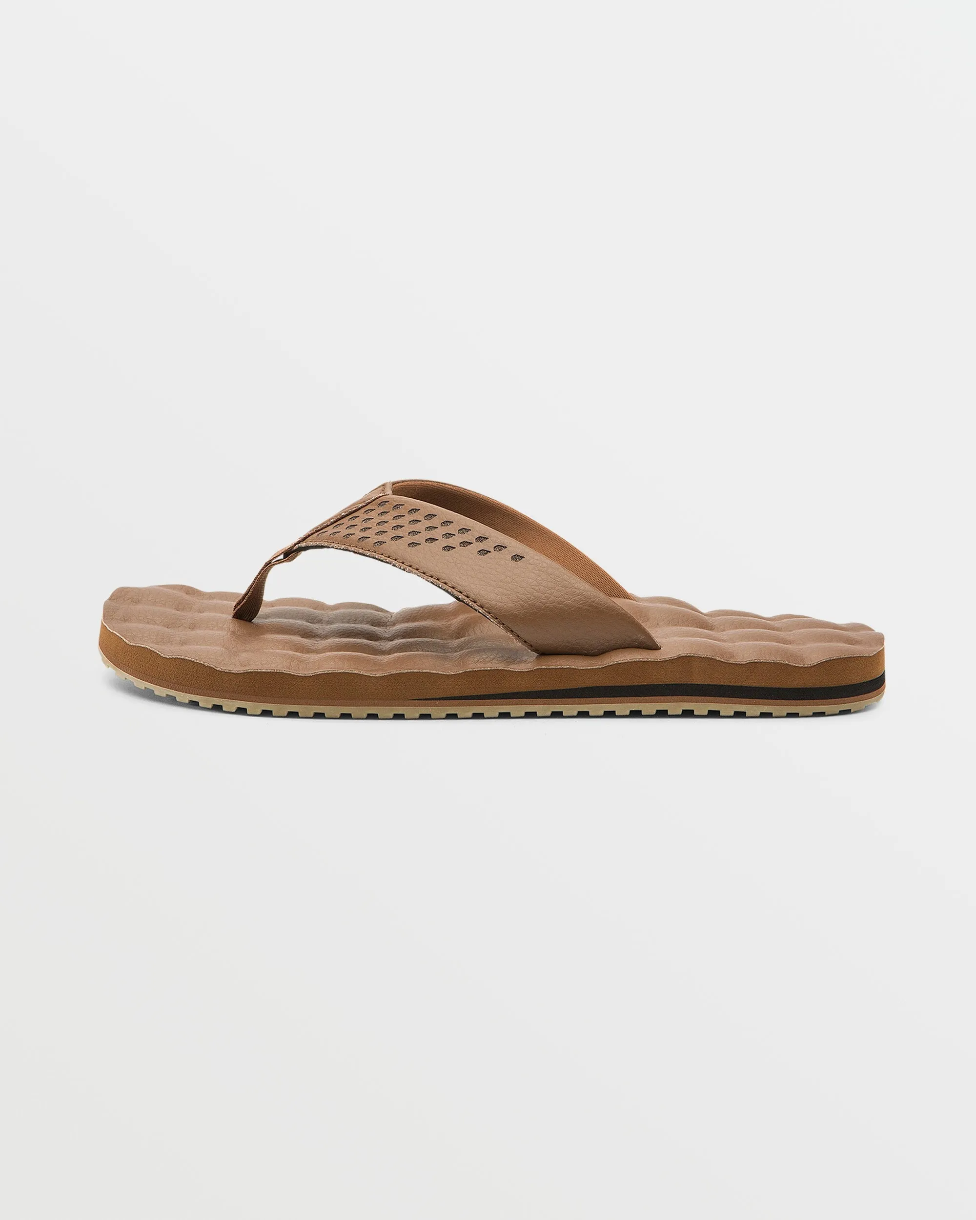 Recliner Leather Sandals - Brown