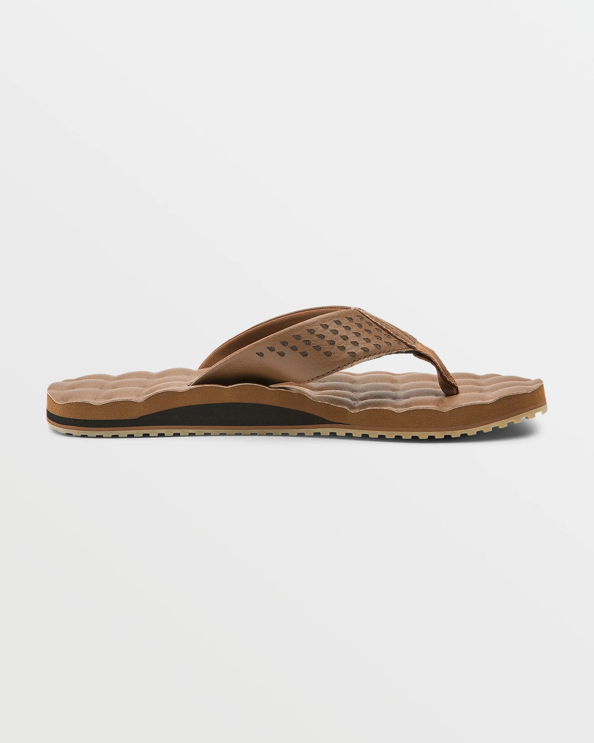 Recliner Leather Sandals - Brown