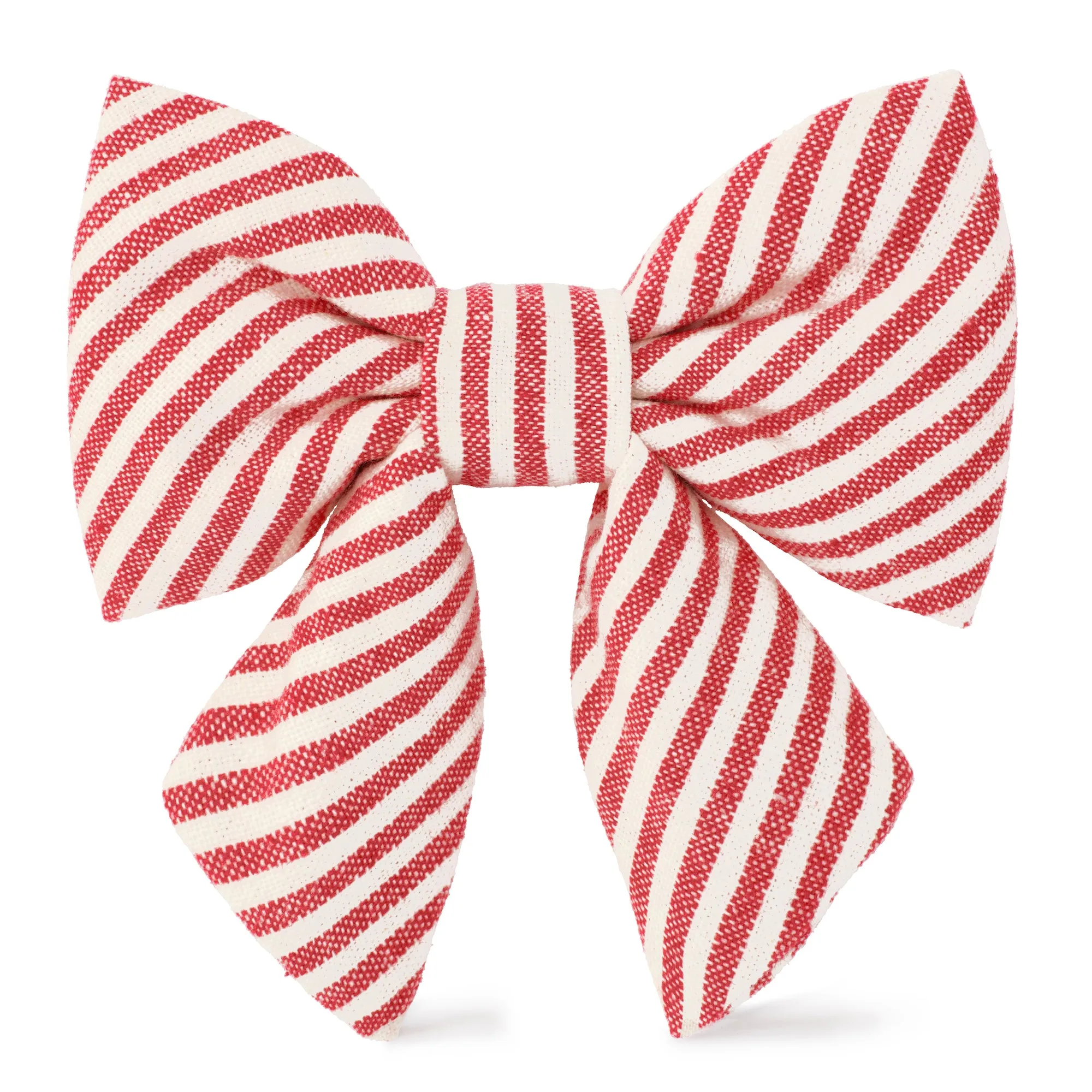 Red Stripe Lady Dog Bow