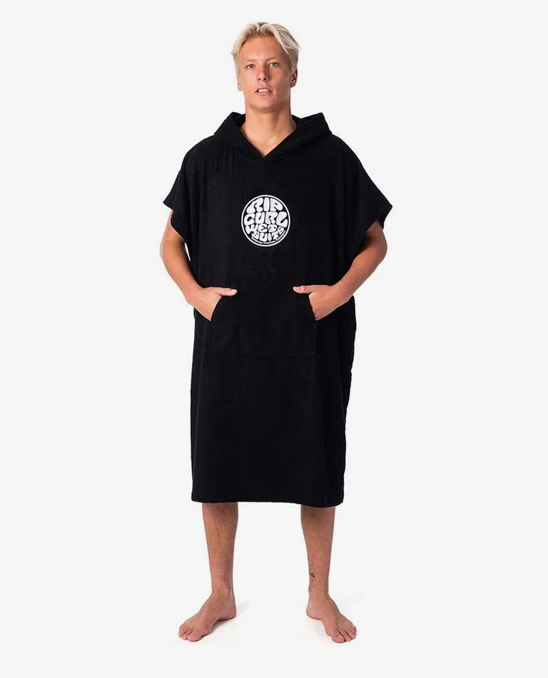 Rip Curl Icons Hooded Towel-Black