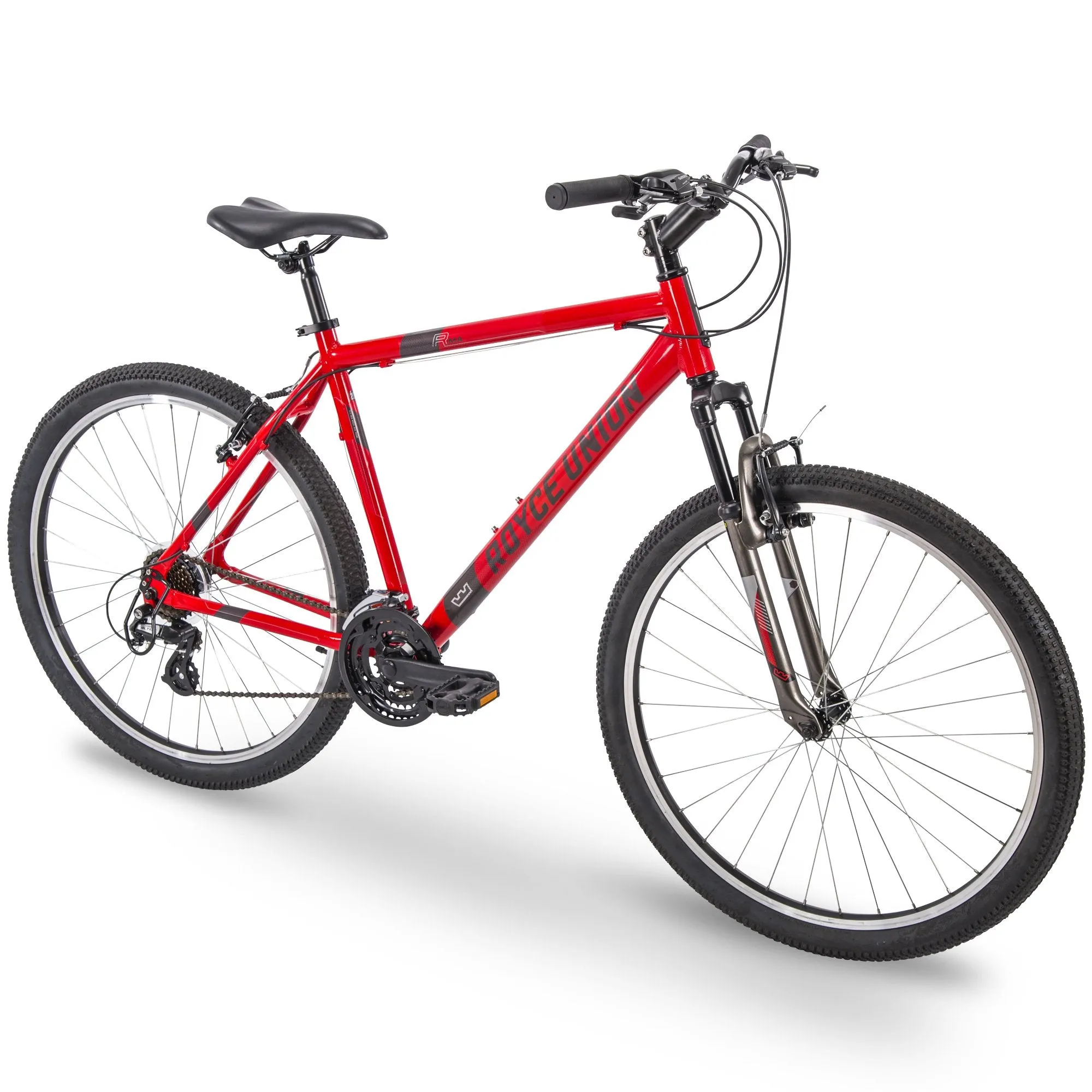 ROYCE UNION RMA 27.5" Mens 21-Speed All-Terrain Mountain Bike, 22" Aluminum Frame, Trigger Shift, Red