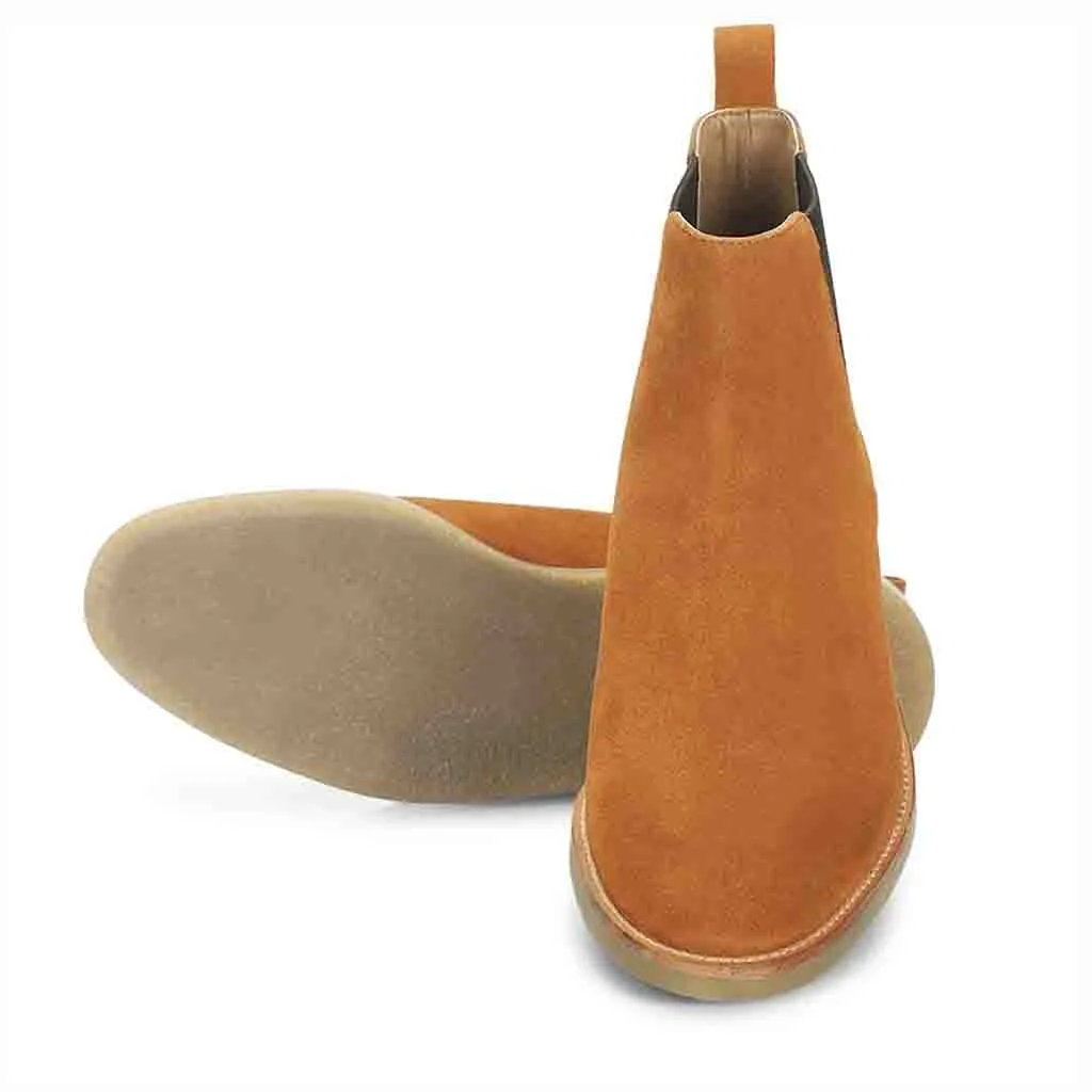 Saint Arduin Tan Leather Chelsea Boot