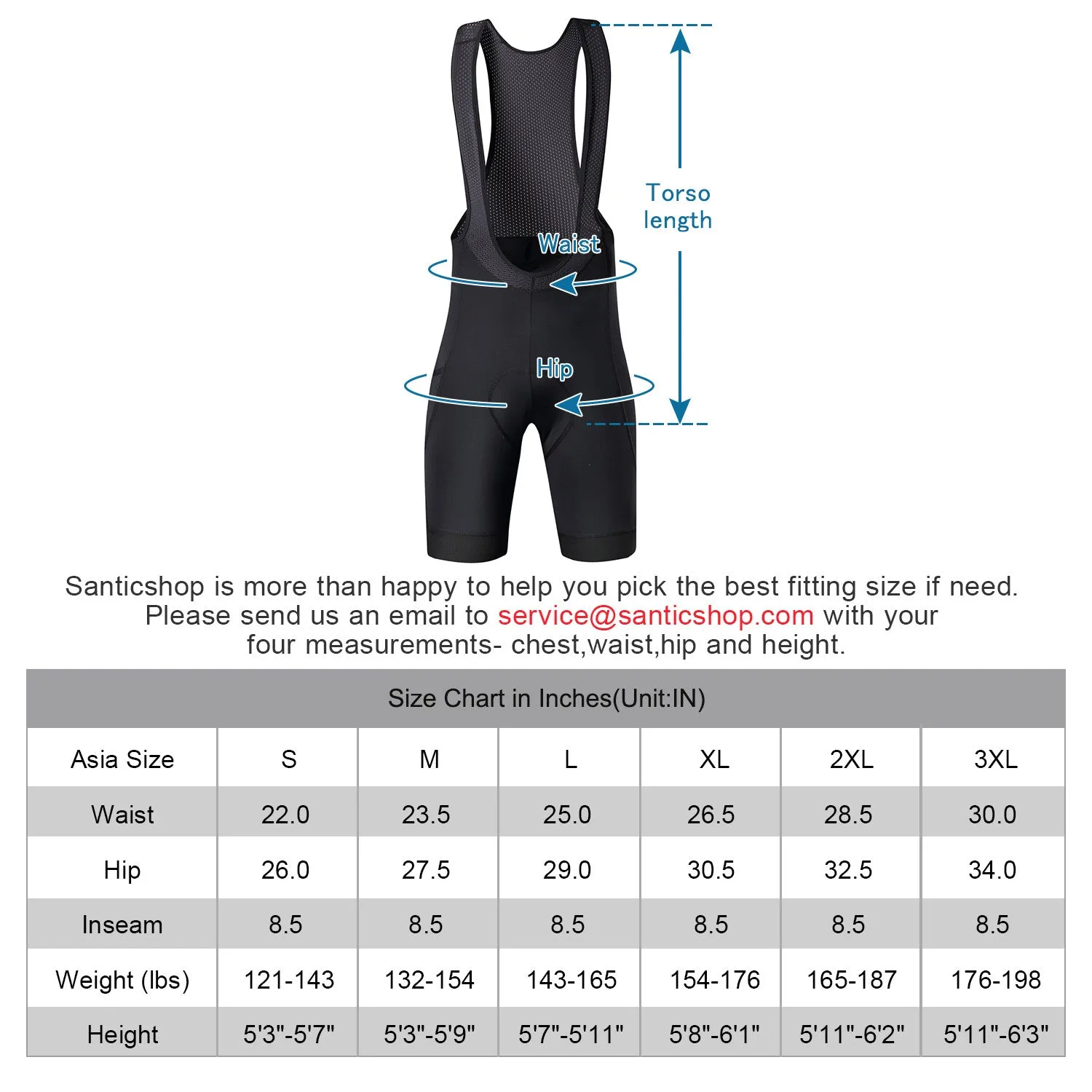 Santic Move on Men Padded Bib Shorts