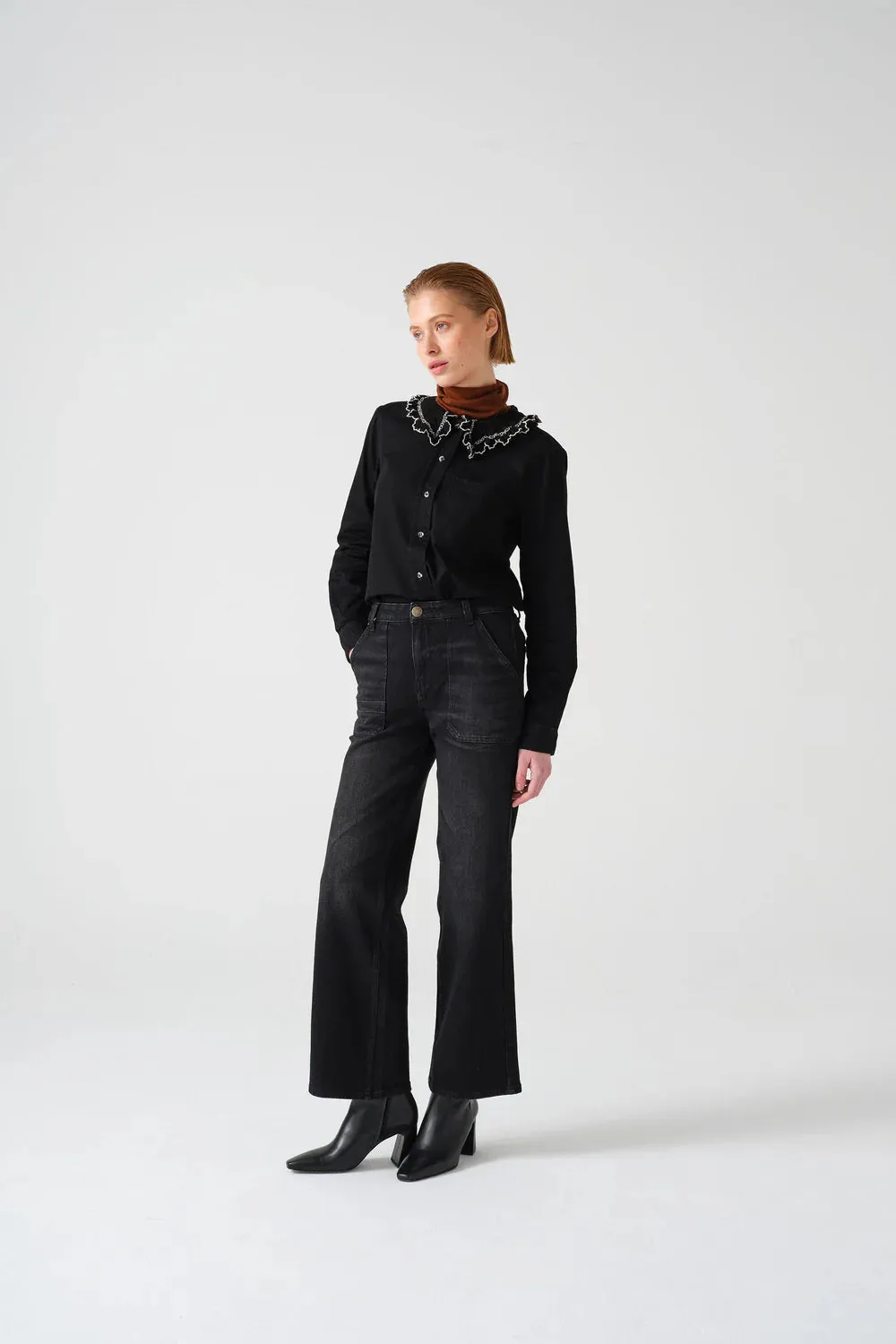 Seventy   Mochi Delilah Blouse - Black