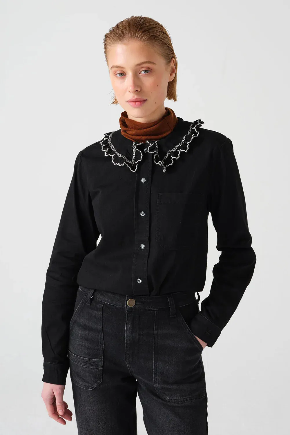 Seventy   Mochi Delilah Blouse - Black