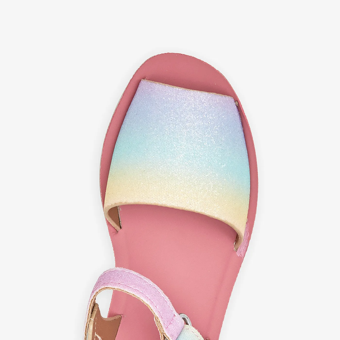 Shimmery Girls Sandals