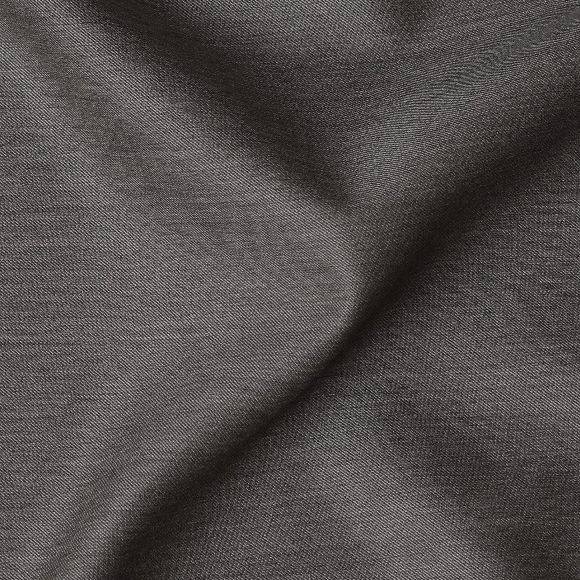 Sleek Graphite Grey Super 150's Wool Fabric - Premium UK Weave, 150cm Wide - D18252