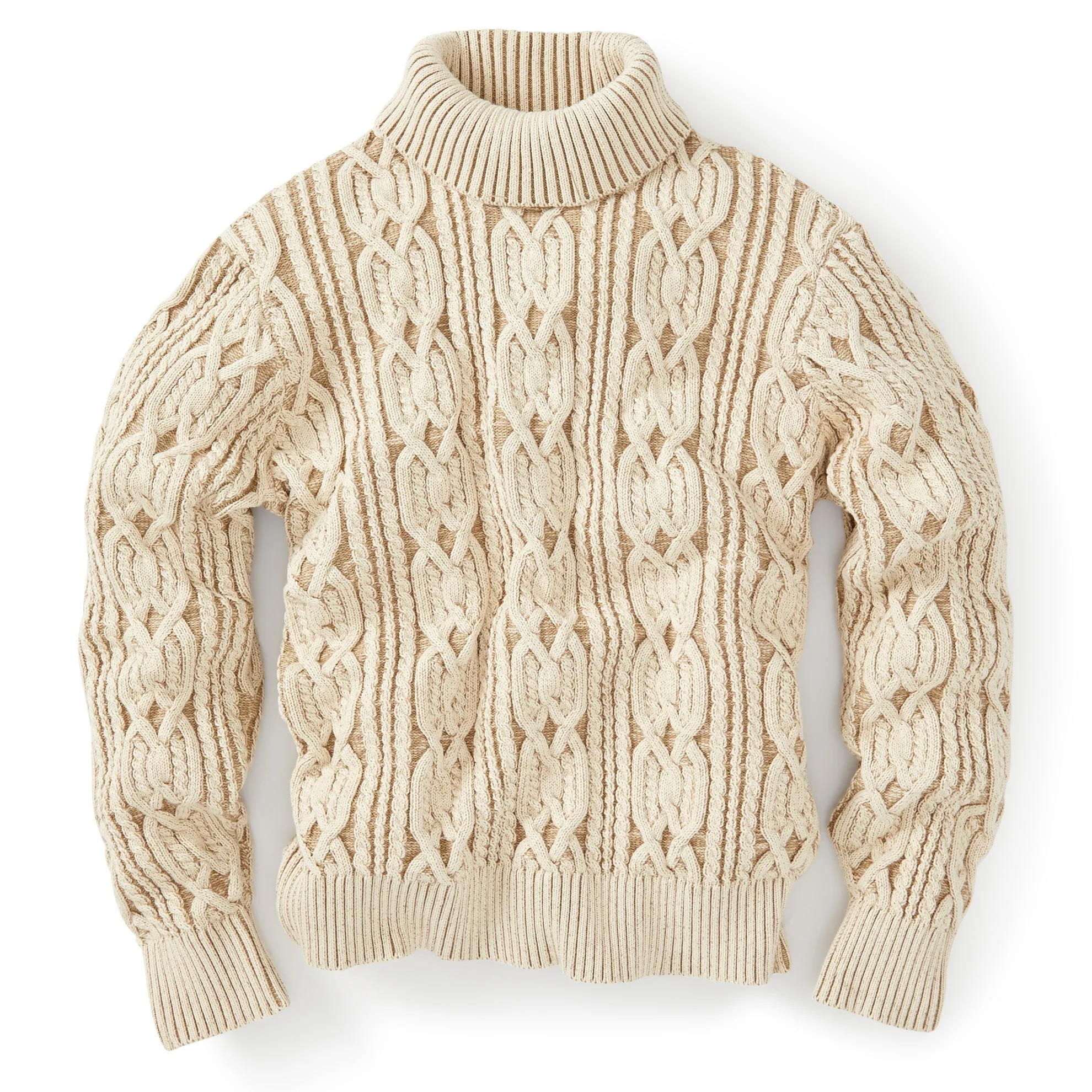 Snowfield Cable-Knit Turtleneck Sweater