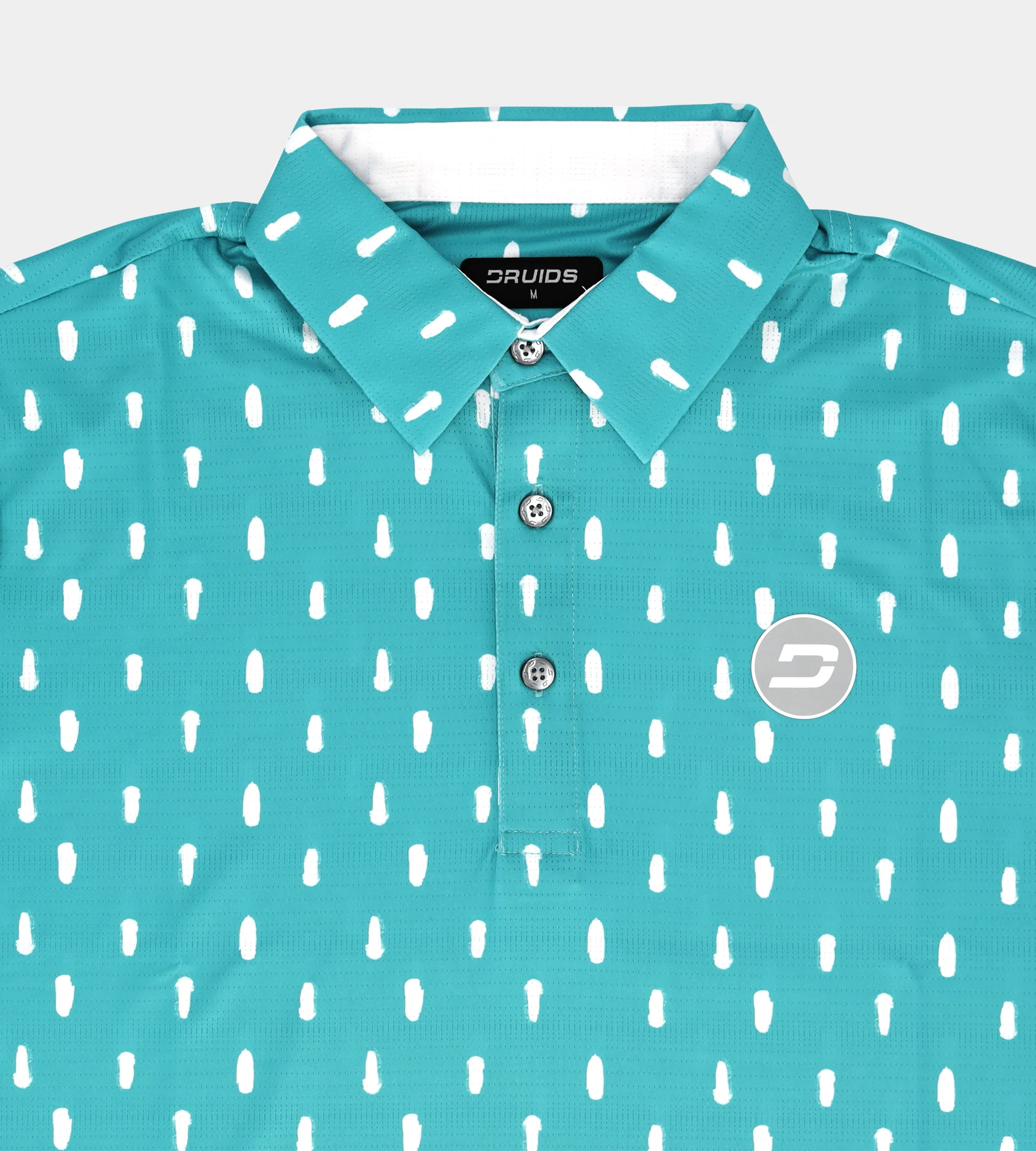 SPLATTER POLO - TEAL