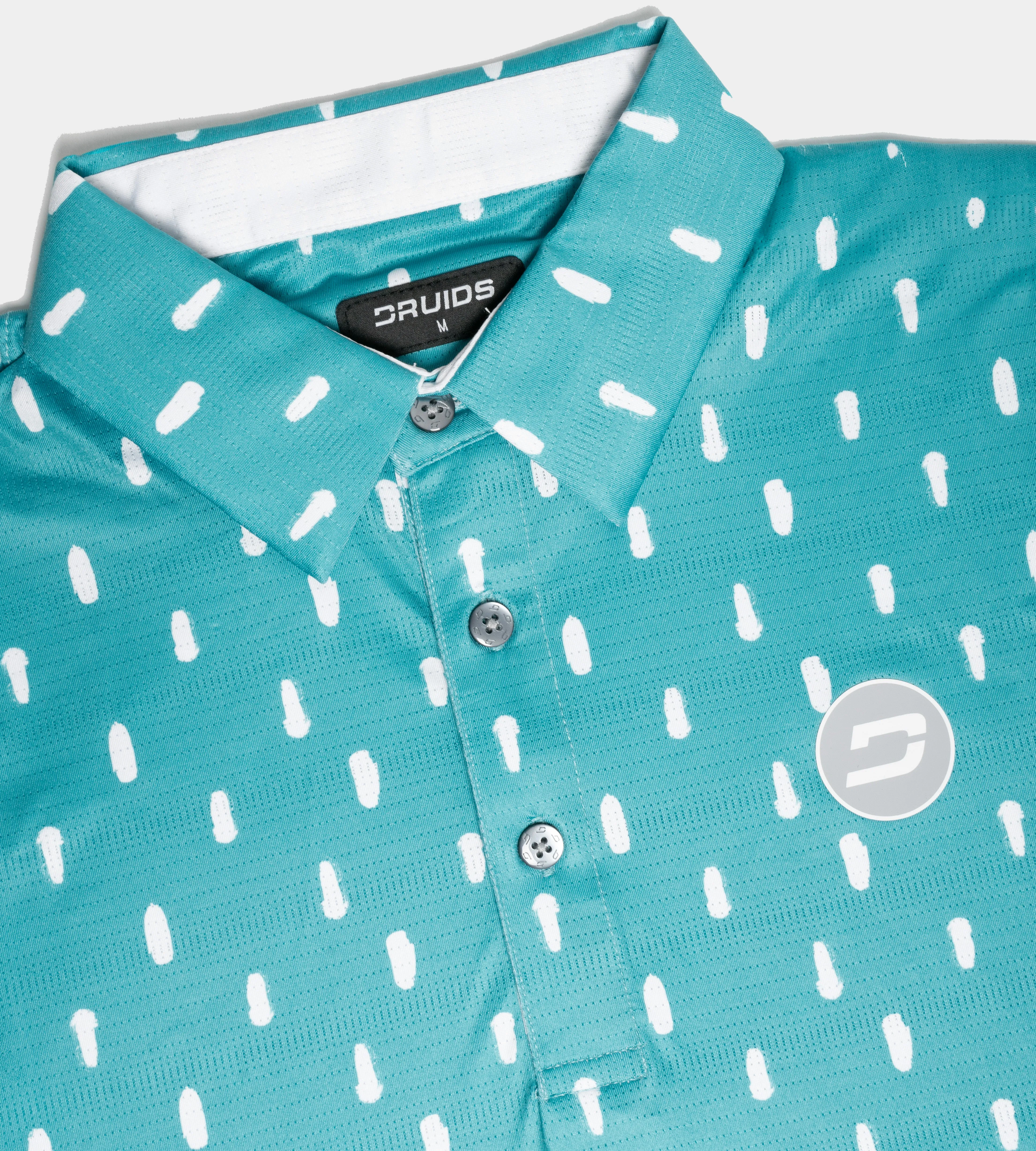 SPLATTER POLO - TEAL