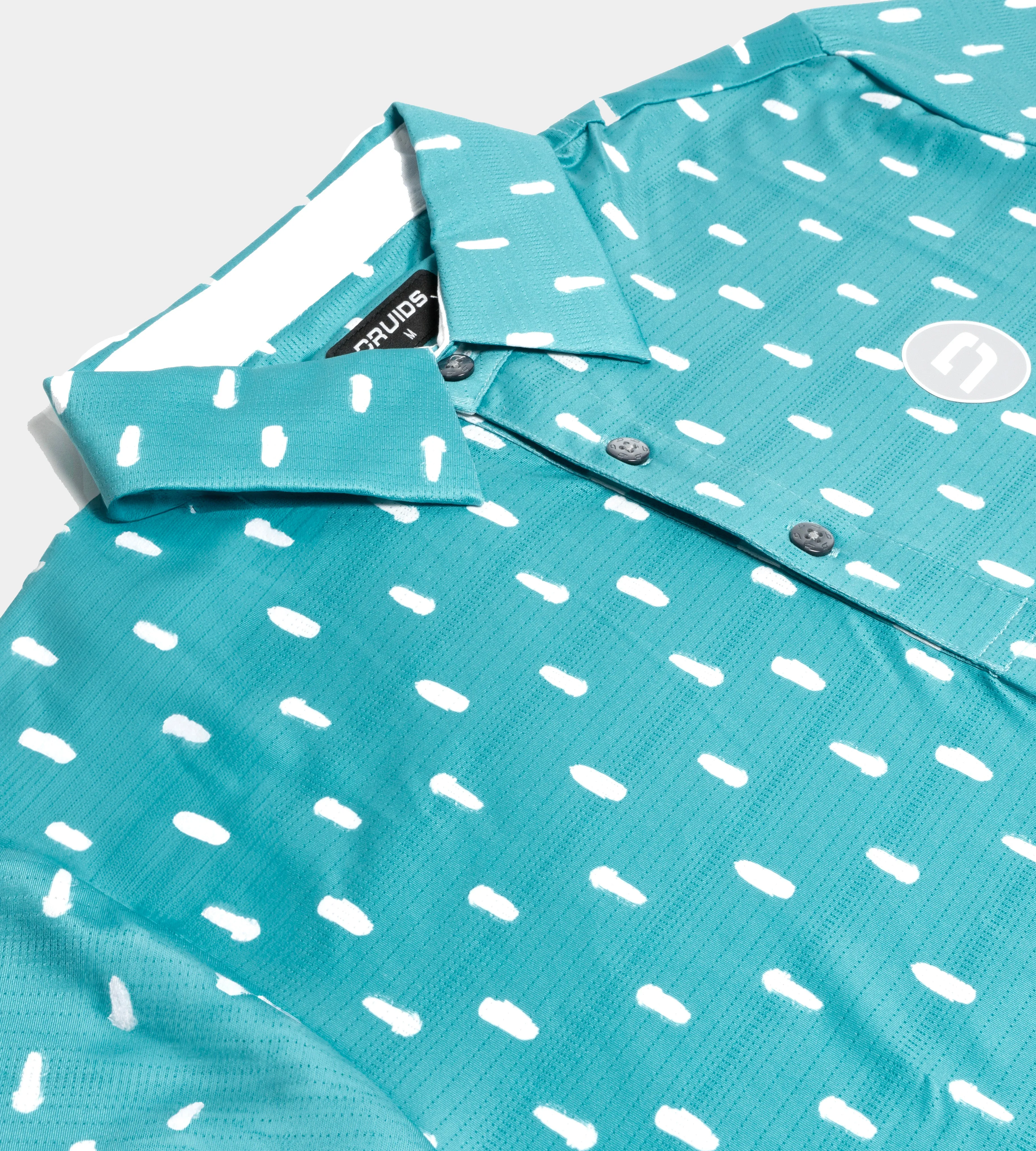 SPLATTER POLO - TEAL