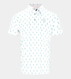 SPLATTER POLO - WHITE