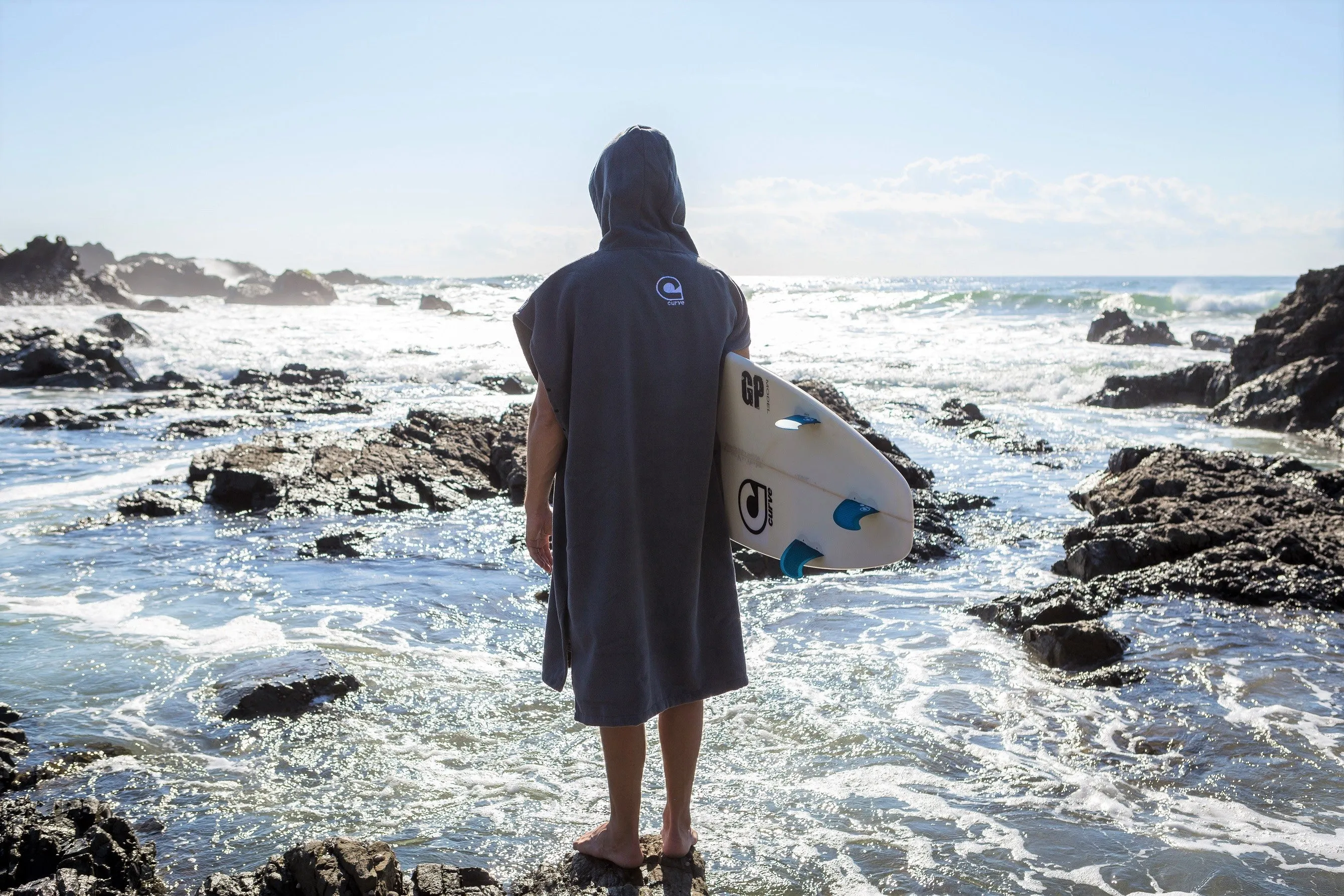 Surf Poncho Towel - 100% Cotton Adult