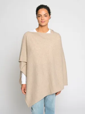 THE CLASSIC PONCHO | Dark Medium Dyed