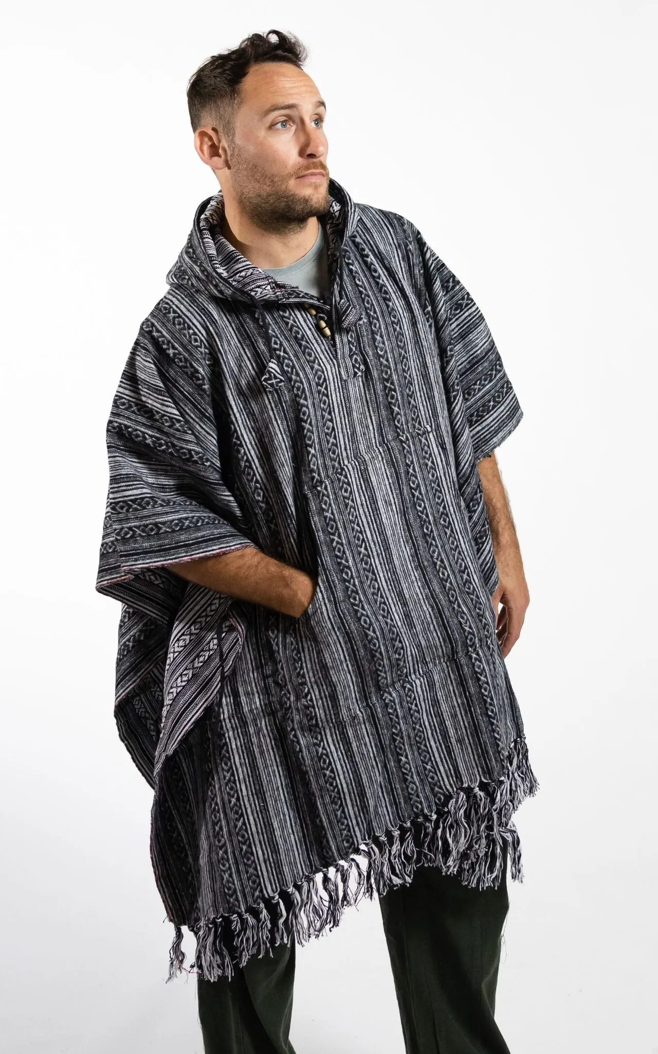 Thick Cotton Poncho