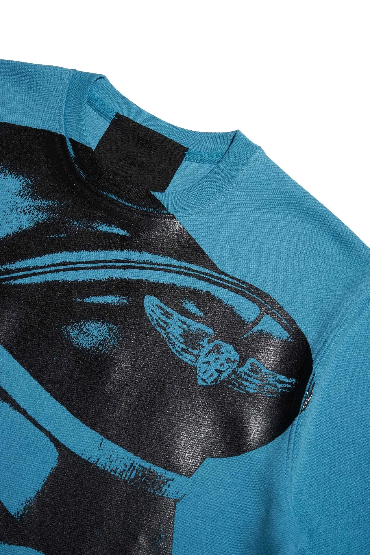 TOM OF FINLAND x WE ARE SPASTOR BIKER HEAD SWEATSHIRT - SEA BLUE