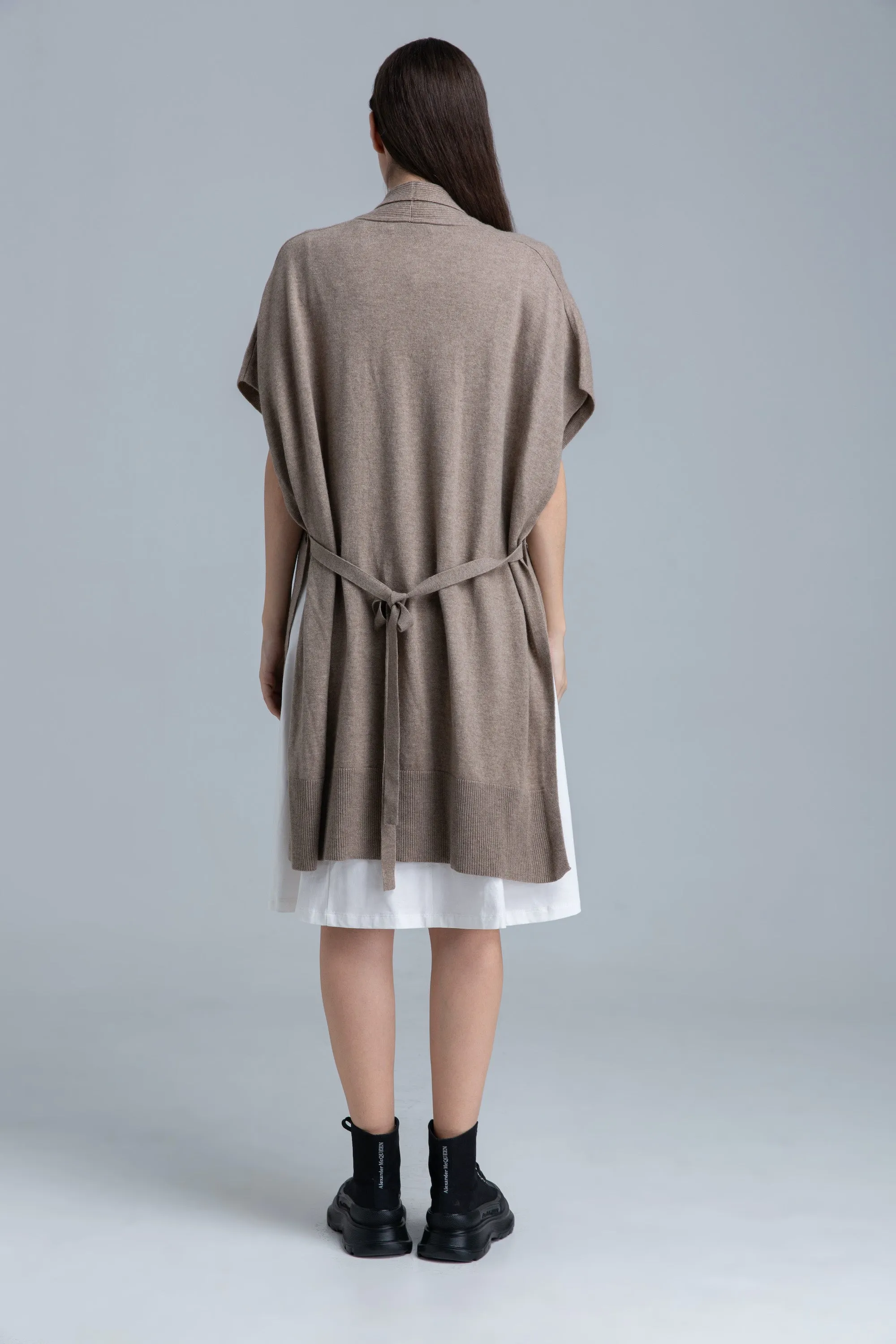 Valerie Cashmere Knit Poncho