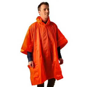 Vinyl Poncho - 52 In X 80 In - Orange