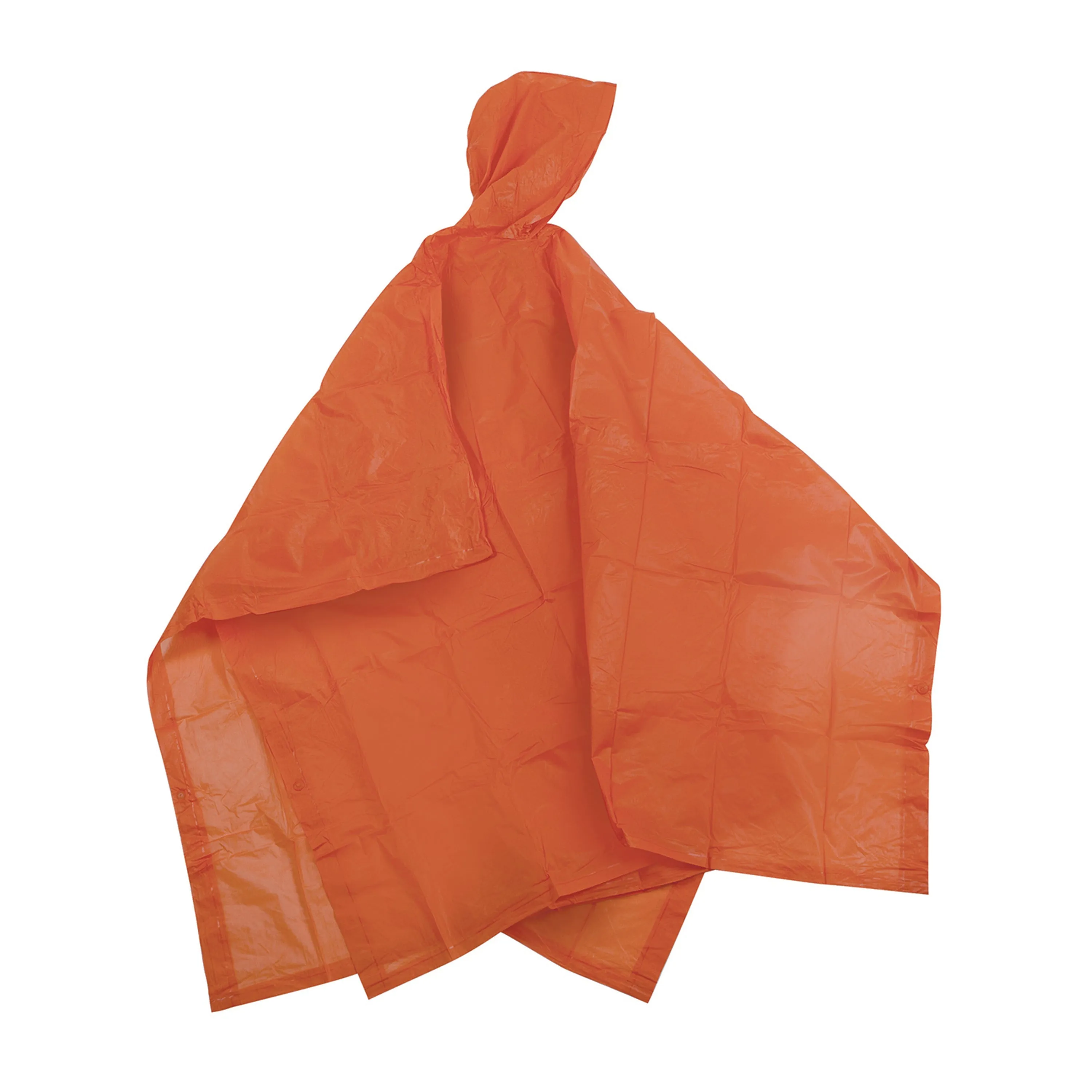 Vinyl Poncho - 52 In X 80 In - Orange